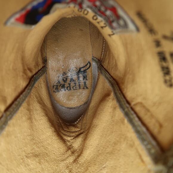 Old Gringo Boots Women 7 Western Floral Embroidered Yippee KiYay Leather Cowgirl - Picture 10 of 16